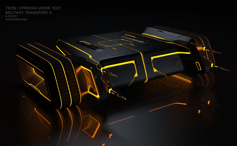 Illustration for article titled Tron: Uprising Vehicle Designs